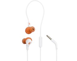 JBL Endurance Run 3 - Bedrade Sport Oordopjes - In-ear met FlipHook & TwistLock - Oortjes - 3.5 mm Koptelefoon Aansluiting - IP65 - Hardlopen & Fitness - Wit