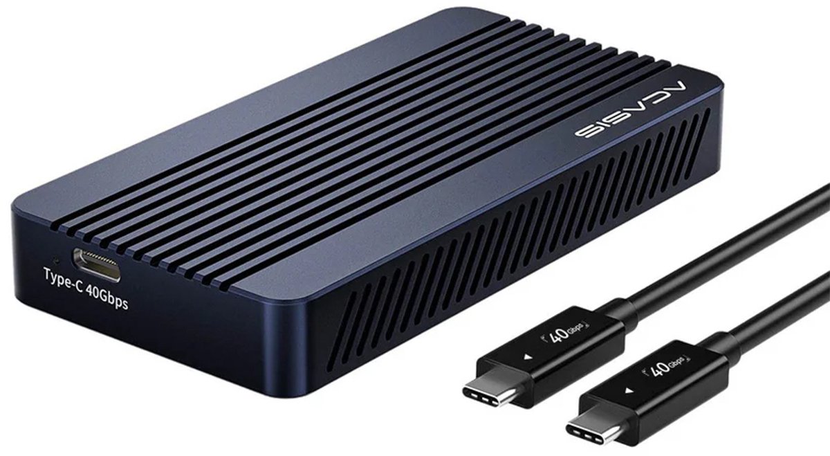 Acasis - TBU405 - 40Gbps - Tool-free - M.2 NVMe - Thunderbolt 3/4 - USB 4 SSD Enclosure