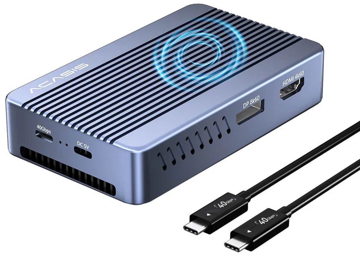 ACASIS - TBU405Plus - 6-In-1 - 40Gbps - M.2 NVMe SSD - Behuizing Enclosure - Docking Station - 8K 60Hz