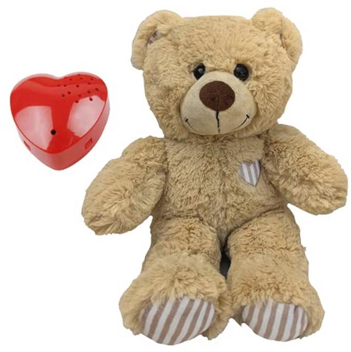 Teddybeer Pluche Knuffel met Opnamefunctie - 40 cm - Geschikt voor Kinderen en Volwassenen