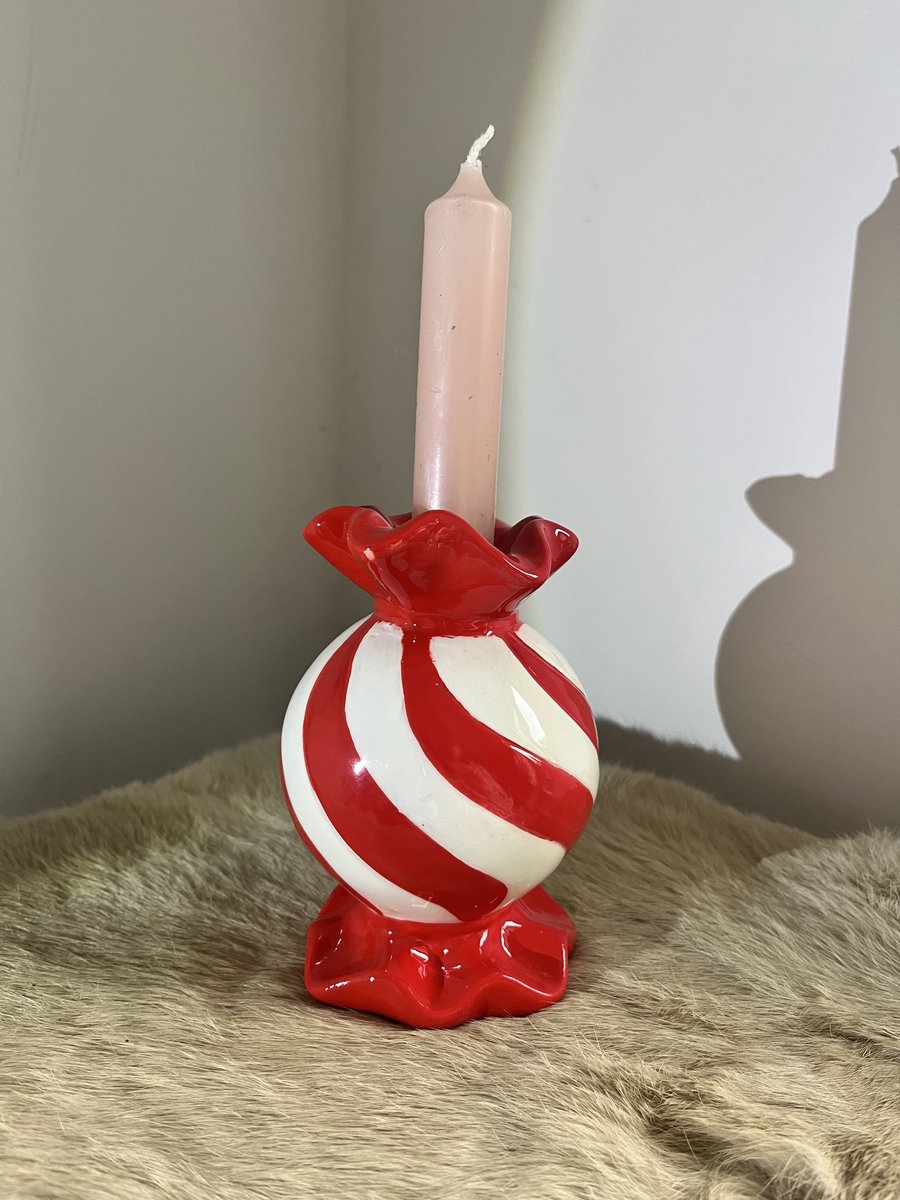 Kandelaar – Rond Toffee Snoepje | Viva Femme | Kaarsen | Decoratie | Cadeau