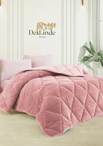 Easy Dekbed Zonder Overtrek - Horizontal Lines - Beige | Dekbed Discounter