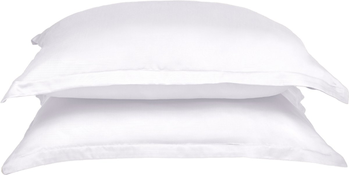 Coco & Cici Coco & Cici - Tencel kussensloop - 60 x 70 - beauty pillow - wit -zacht, luxe en duurzaam beddengoed 1 kussensloop 60x70