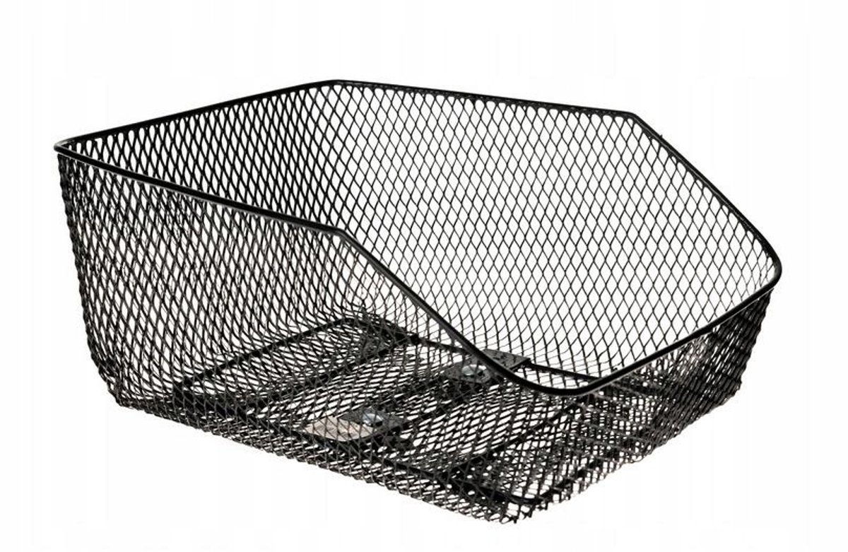 Zwarte Fietstas Achter, Zwart Metaal, 5kg Laadvermogen