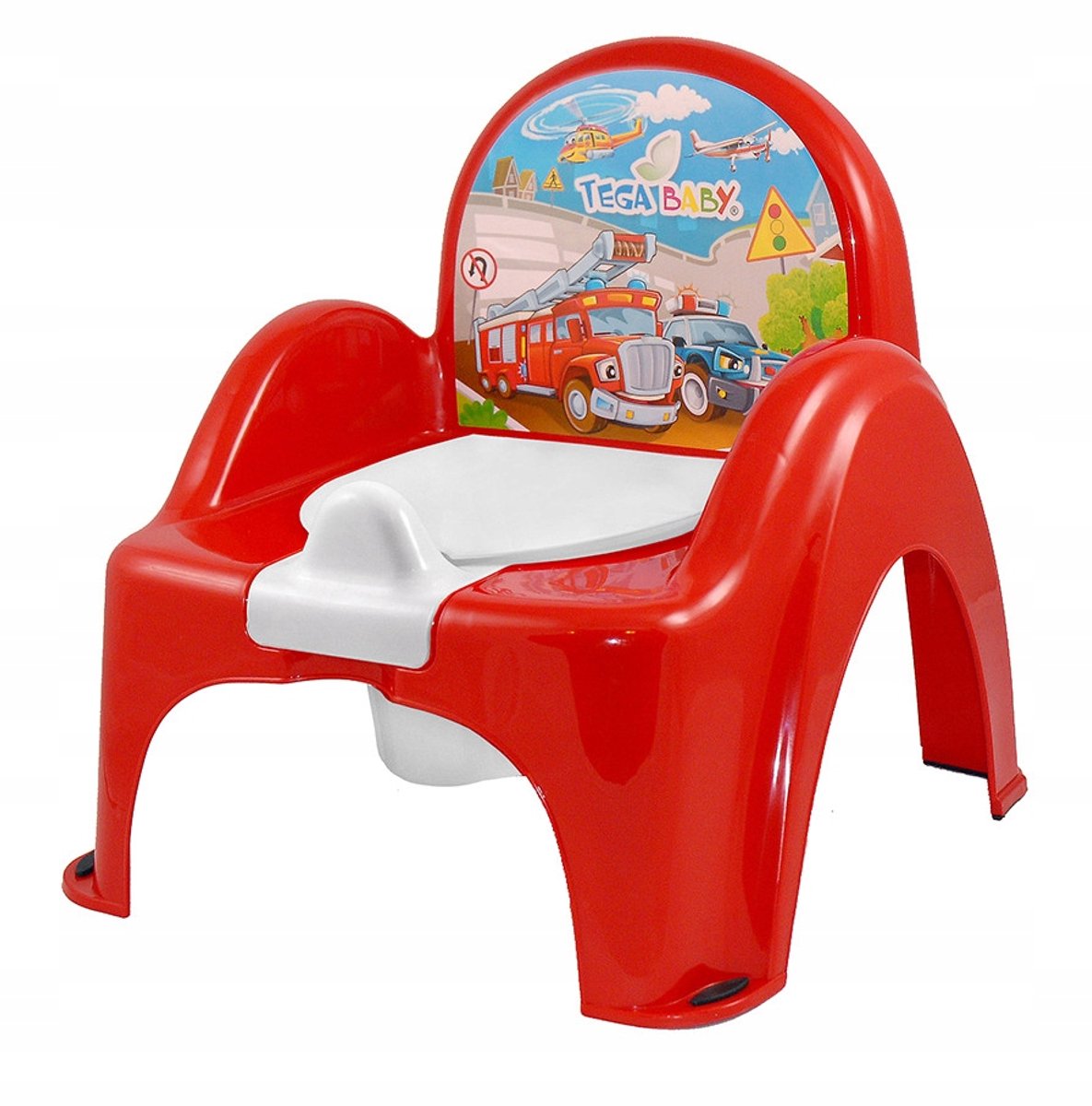 Tega Baby Auta Potje - Rood