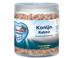 Renske Gezonde Beloning Mini Hartjes - Verwensnacks - Konijn 300 g