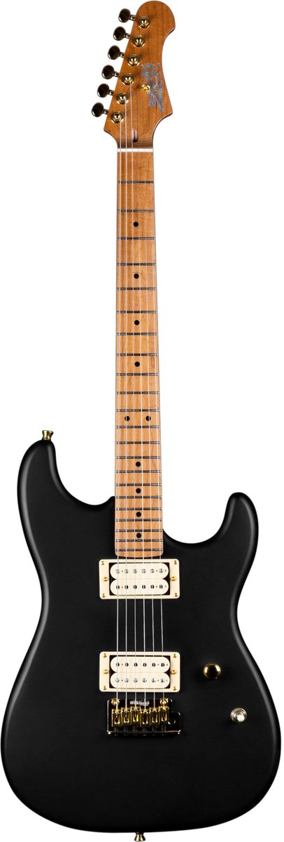 JET Guitars JS-700 Matt Black elektrische gitaar