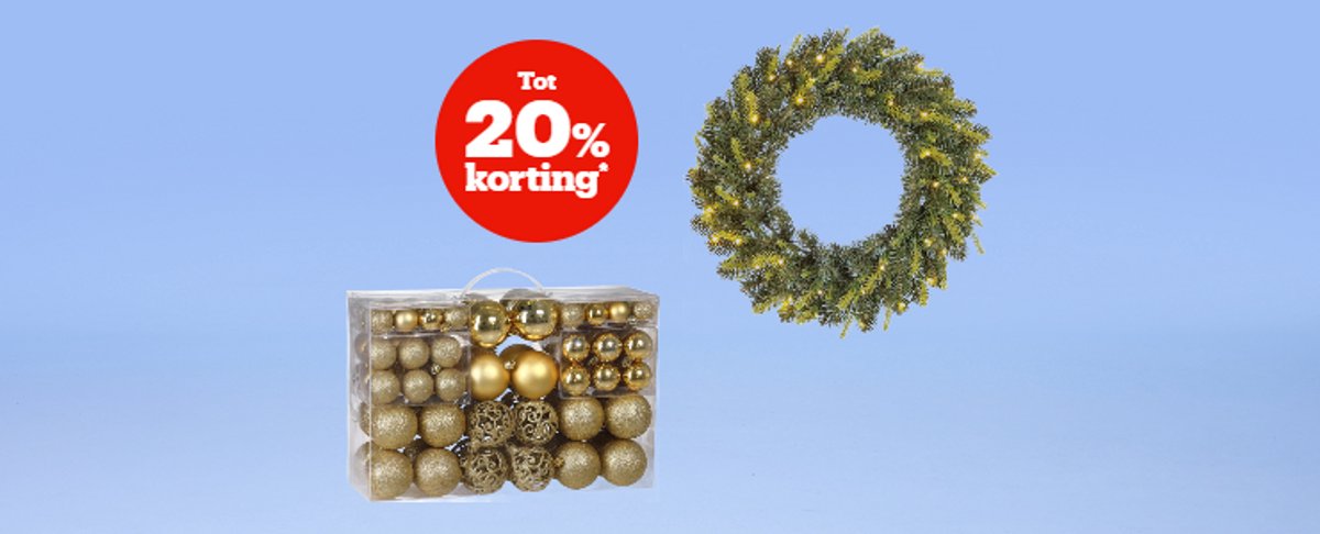 Tot 20% korting*