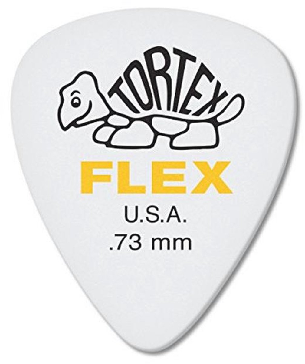 Tortex Flex Plectrums .73 mm - verpakking van 12