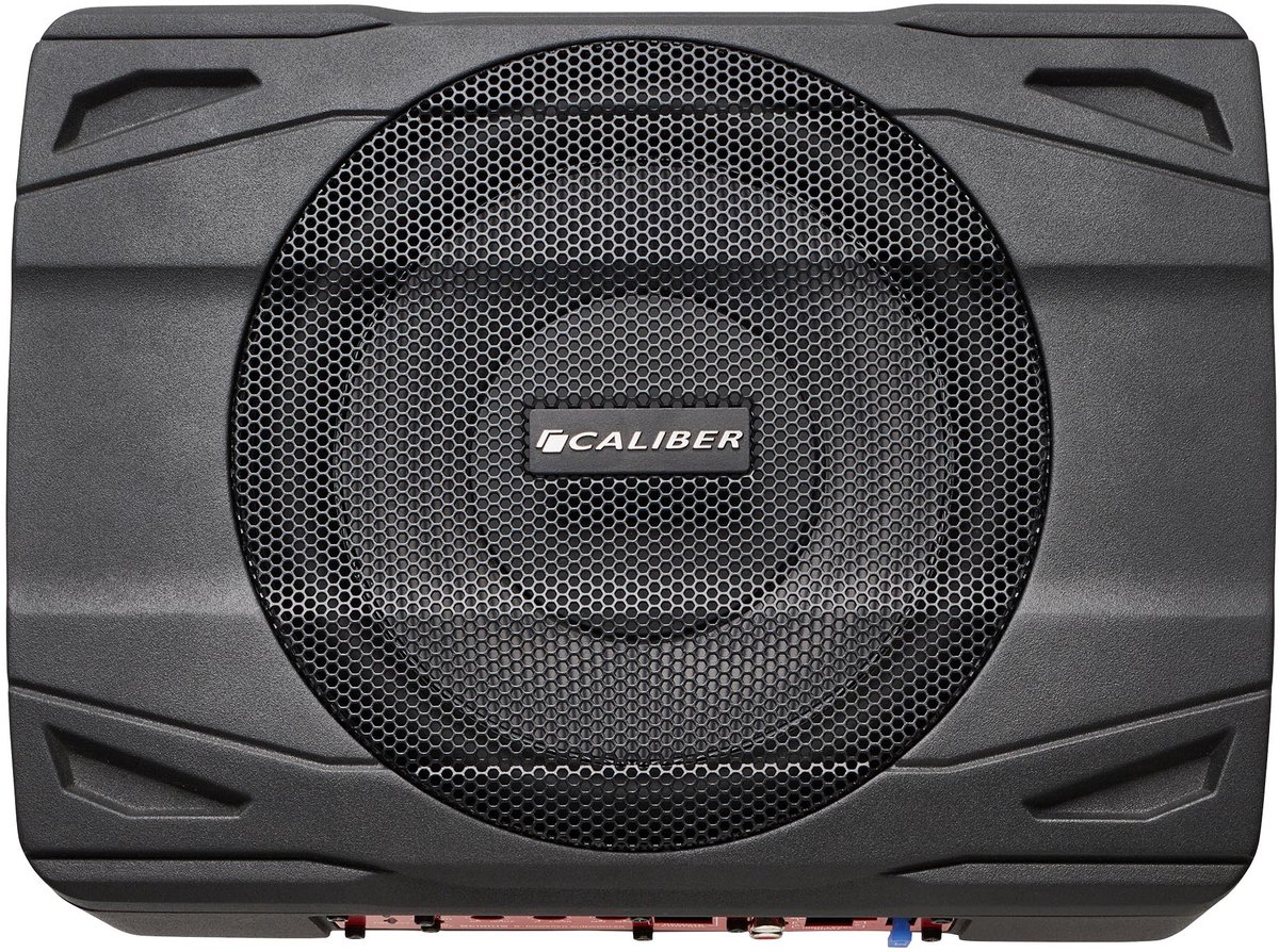 Caliber Subwoofer Auto Met Versterker - 500W Piekvermogen - Actieve Subwoofer - Underseat Subwoofer - 8 Inch Subwoofer