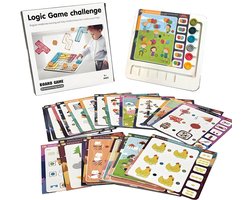 Reisspelletjes Kinderen 60 opdrachten - Breinbreker Bordspel- Educatief Speelgoed - Reisspellen - Logisch Denkspel & Reisspel - IQ Game - Cadeau voor Jongens en Meisjes - Vakantie Vliegtuig / Auto - Reizen - Denkspel voor 3, 4, 5, 6, 7, 8, 9+