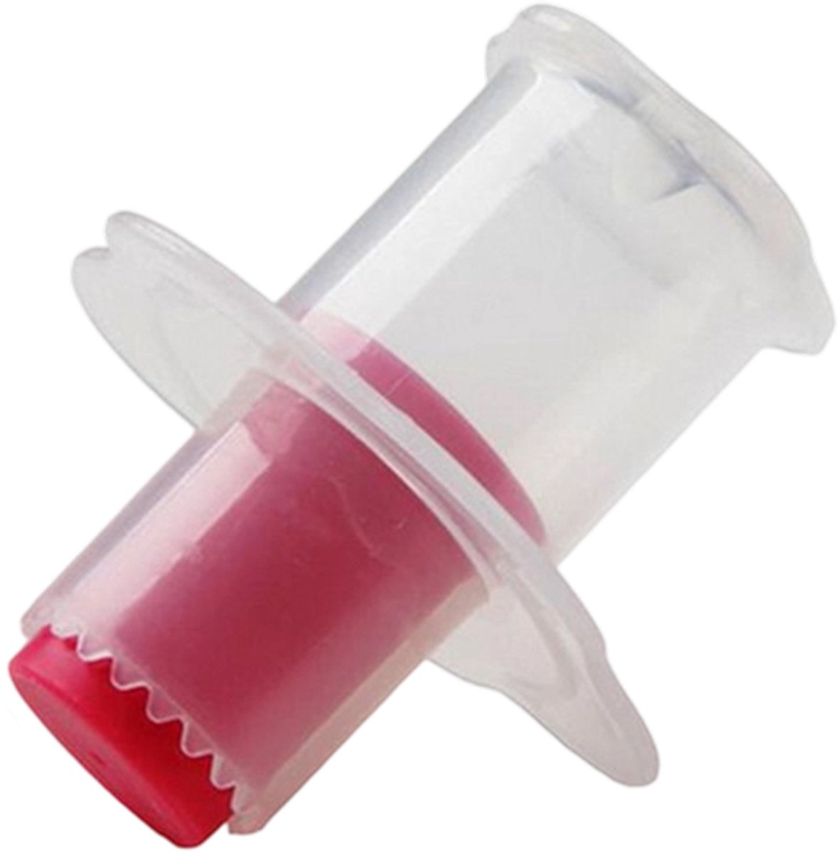Gigicial Cupcakemaker - Cupcakeboor - Eenvoudig Muffins Met Glas Maken + 2 Cm Diameter Voor Vulling - 1 Stuks - Algemene Toepassing Rood