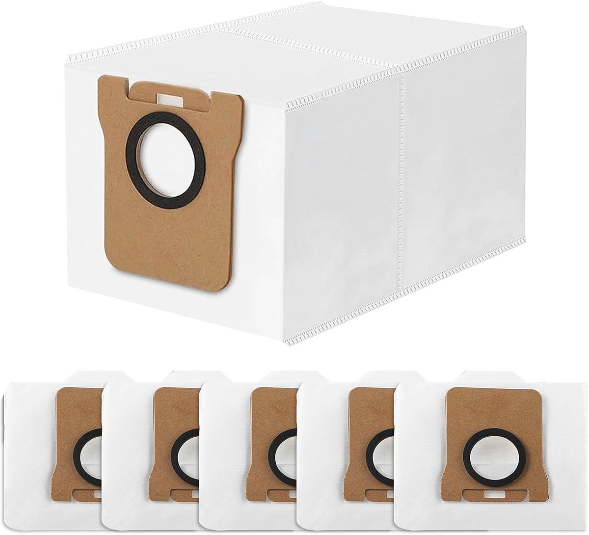 6 stuks stofzuigerzakken - geschikt voor Dreame S10 PLUS - S10 Pro Plus - S10 - S10 PRO - S20 PRO en XiaoMi X10 - X20 - L10 - M40 - vervangstukken stofzakken accessoireset