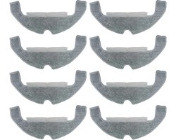 Wisserdoeken Geschikt voor DREAME D10 Plus Gen 2 / D10s plus / D9 PLUS robotstofzuigeraccessoires, D10 Plus Gen 2 accessoires, 8 dweilpads, herbruikbaar en wasbaar, reservedoek, accessoires