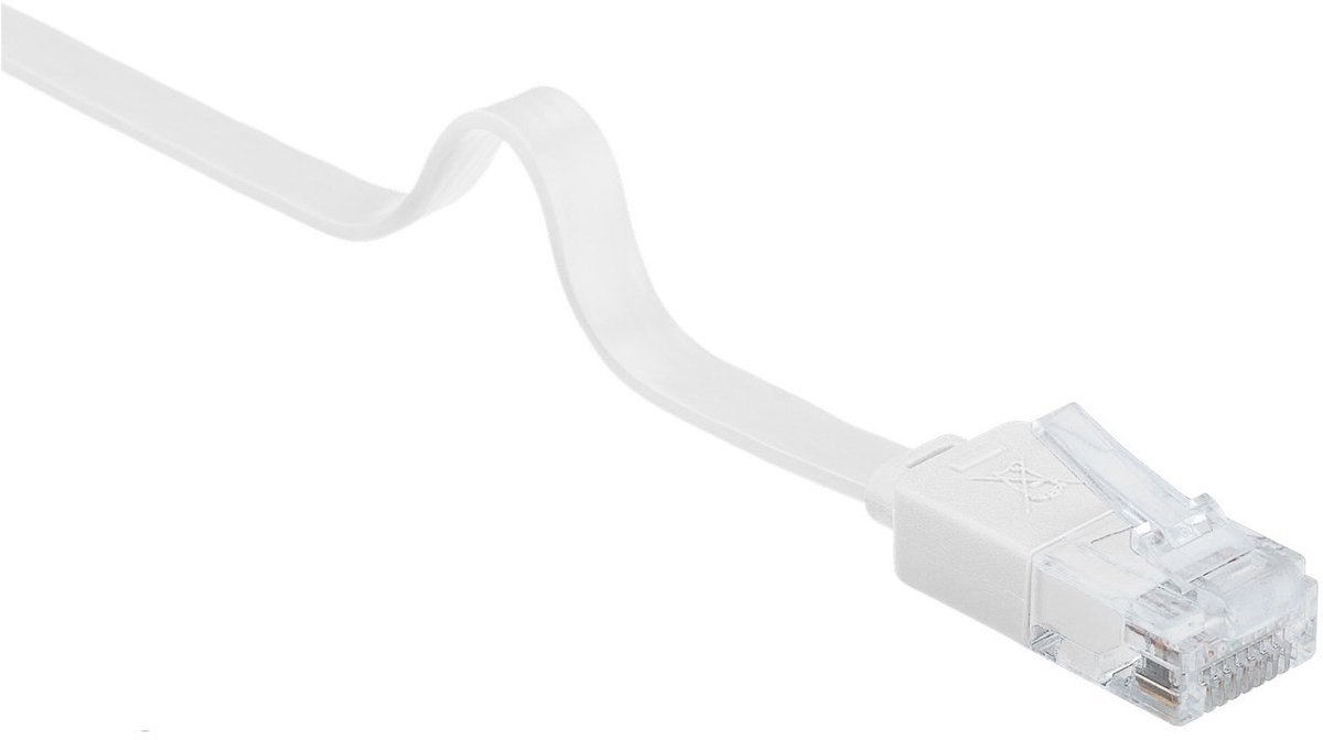 Wentronic CAT6 Netwerkkabel - RJ45 - Wit - 2 m