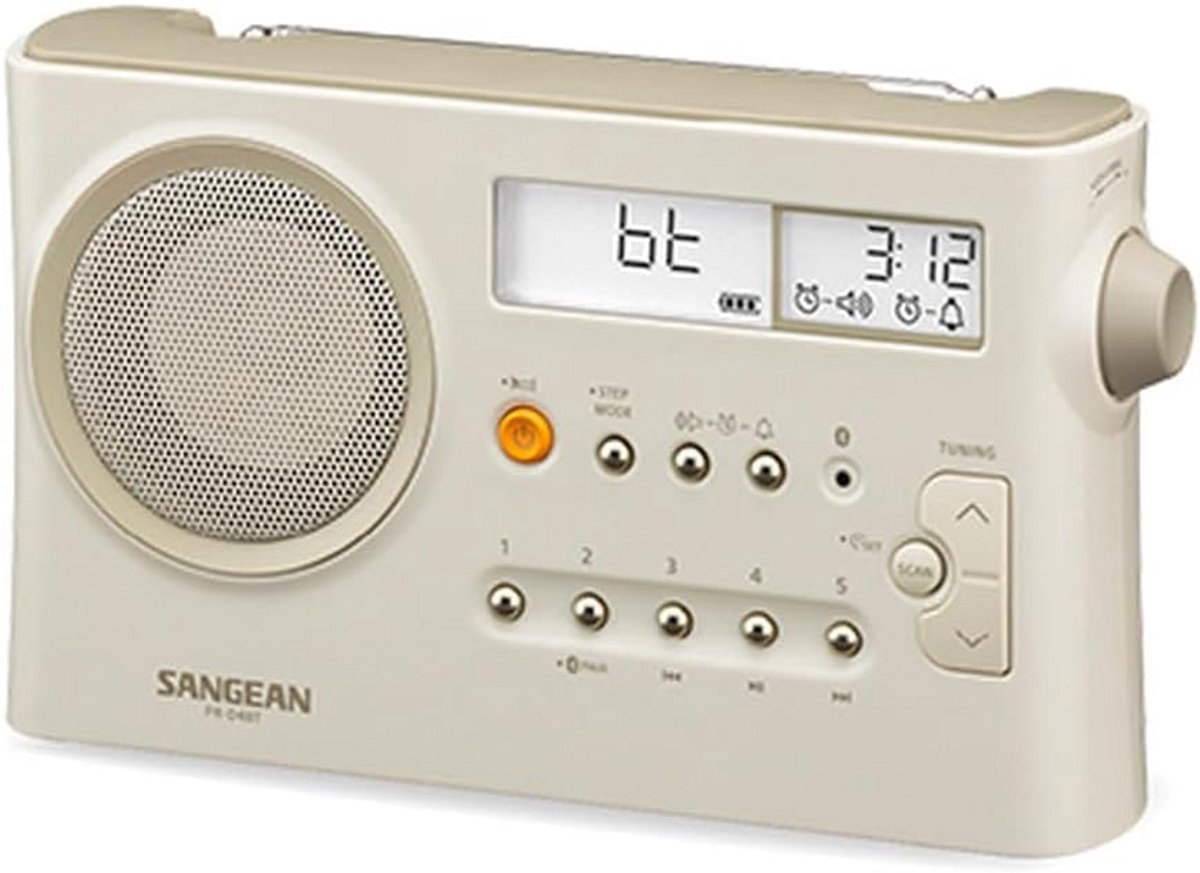 Draagbare AM/FM Radio met Uitstekende Ontvangst en Batterij-indicator
