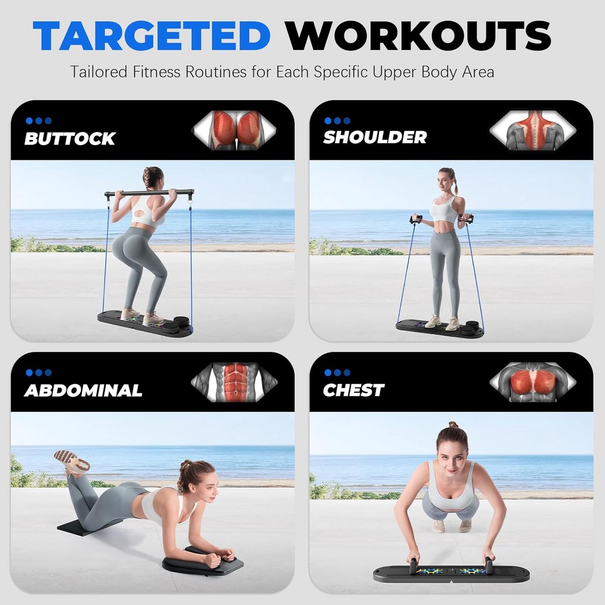 Opvouwbaar Pilates Trainingsapparaat - afbeelding 2