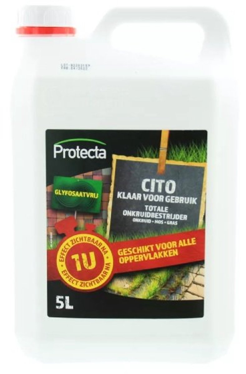 Protecta CITO RTO tegen onkruid (5000 ml/40 m²) - Krachtige Onkruidverdelger - Met gratis cheatsheet