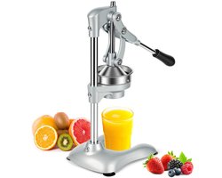 Handmatige citruspers met pershendel en pulpfilter, voor sinaasappel, citroen en limoen