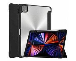 imoshion Tablet Hoes - Geschikt voor Apple iPad Pro 12.9 (2022) / Pro 12.9 (2021) / Pro 12.9 (2020) / Pro 12.9 (2018) - Trifold Hardcase Bookcase - Zwart