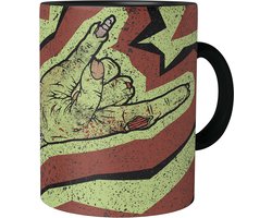 Urban Backwoods Zombie Metal Fist Pillow Decorative Pillow