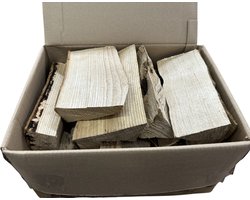Essen haardhout in doos | dozen essen brandhout | brandhout | brandhout voor open haard of hout kachel