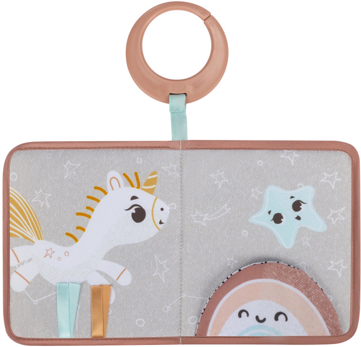 Tiny Love "Where Do I Travel" zacht boekje - Unicorn Wonderlands