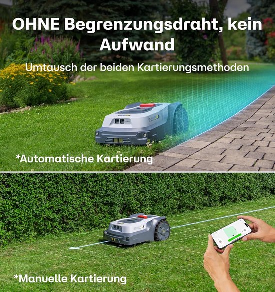Intelligente Robotmaaier T600 Pro voor - Pro voor Tuinen tot 800 - Medahomestore — afbeelding 3