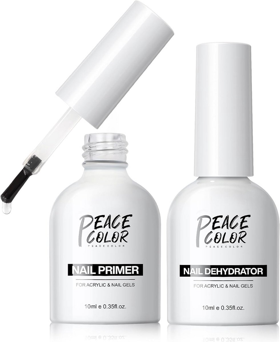 Zuurvrije Primer en Dehydrator Set voor Sterke Gel- en Acrylnagels