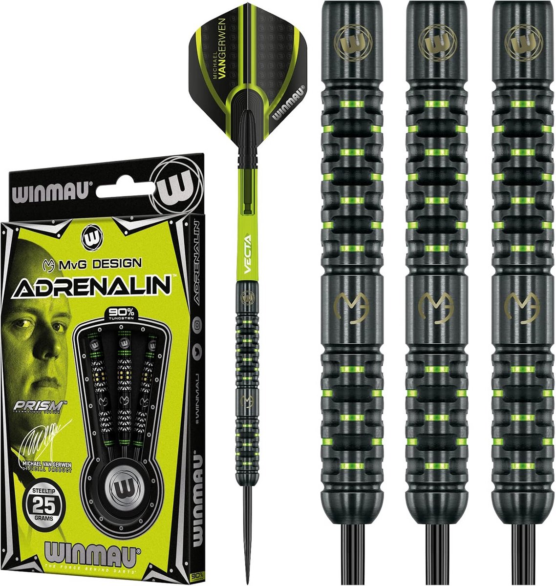 Tungsten Dartpijlen Set 25 gram - Professionele Darts met Flights en Stems