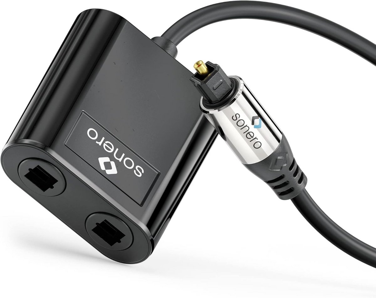 Digitale Optische Audi Splitter Toslink 1 naar 2 S/PDIF Audio Verdeler