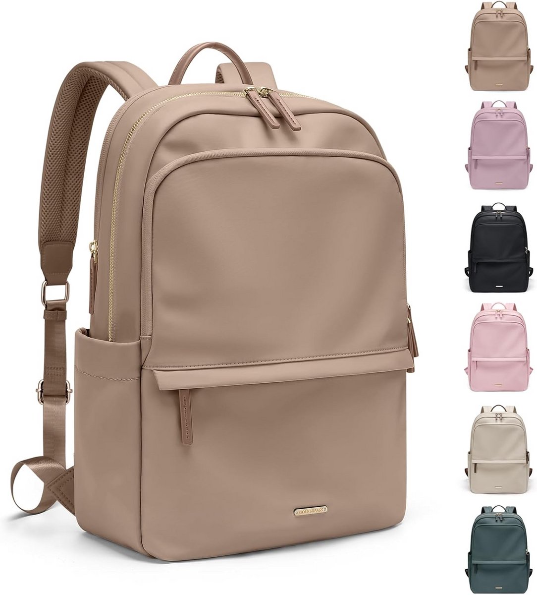 Dames Rugzak Laptoptas 14 Inch Waterafstotend voor Werk, School en Reizen