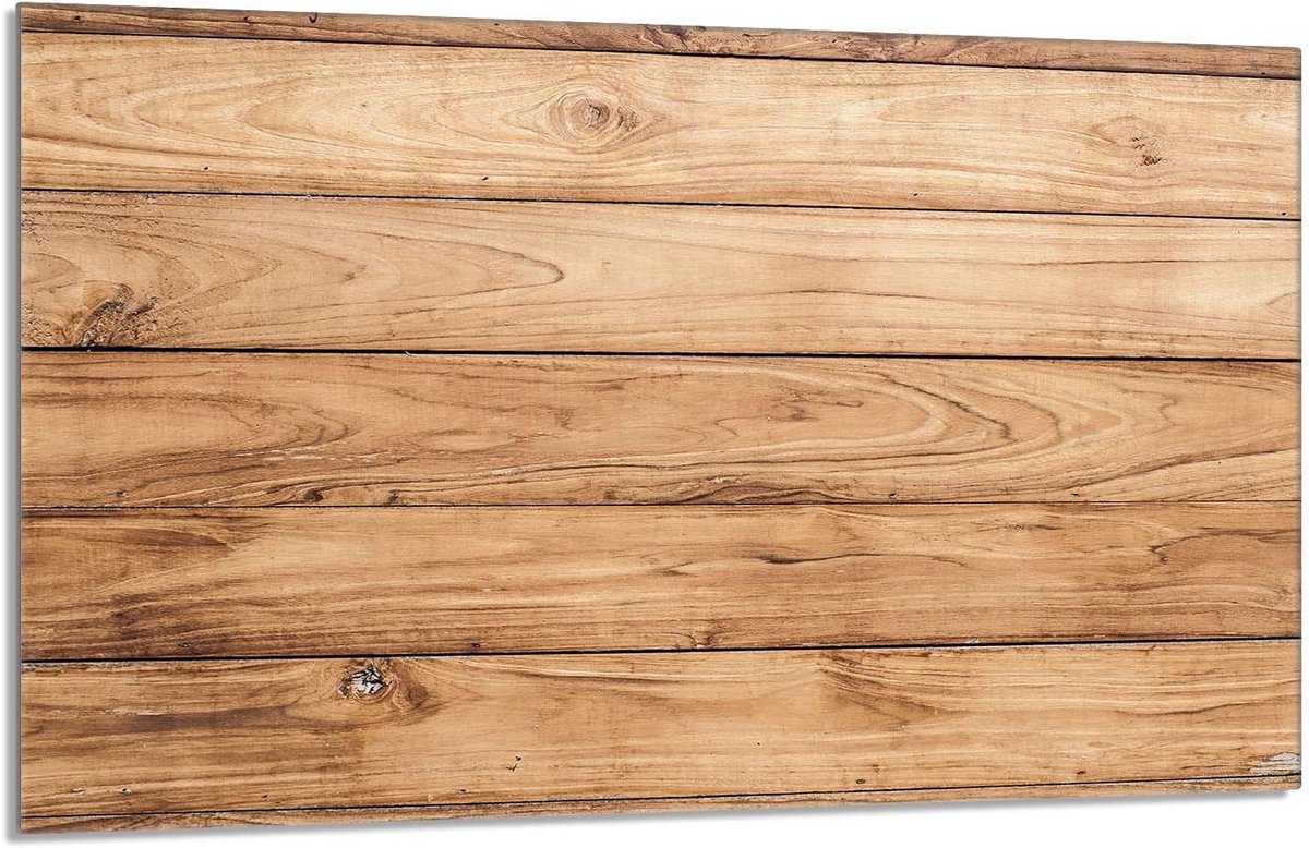 Universele Houtlook Fornuisafdekplaat 80x52 cm Bescherming voor Inductie & Keramische Kookplaat