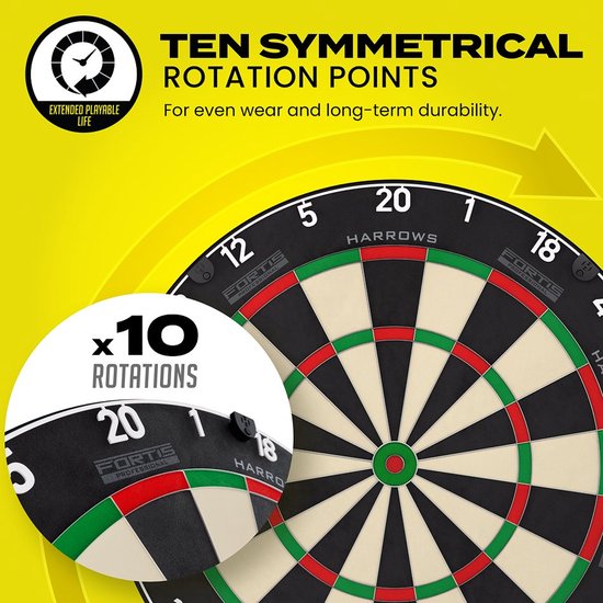 Harrows Fortis Dartboard van Harrows — afbeelding 3