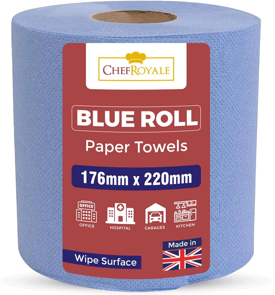 Functioneel Keukenpapier Rol - Absorberend & Pluizenvrij voor Thuis, Kantoor en Garage