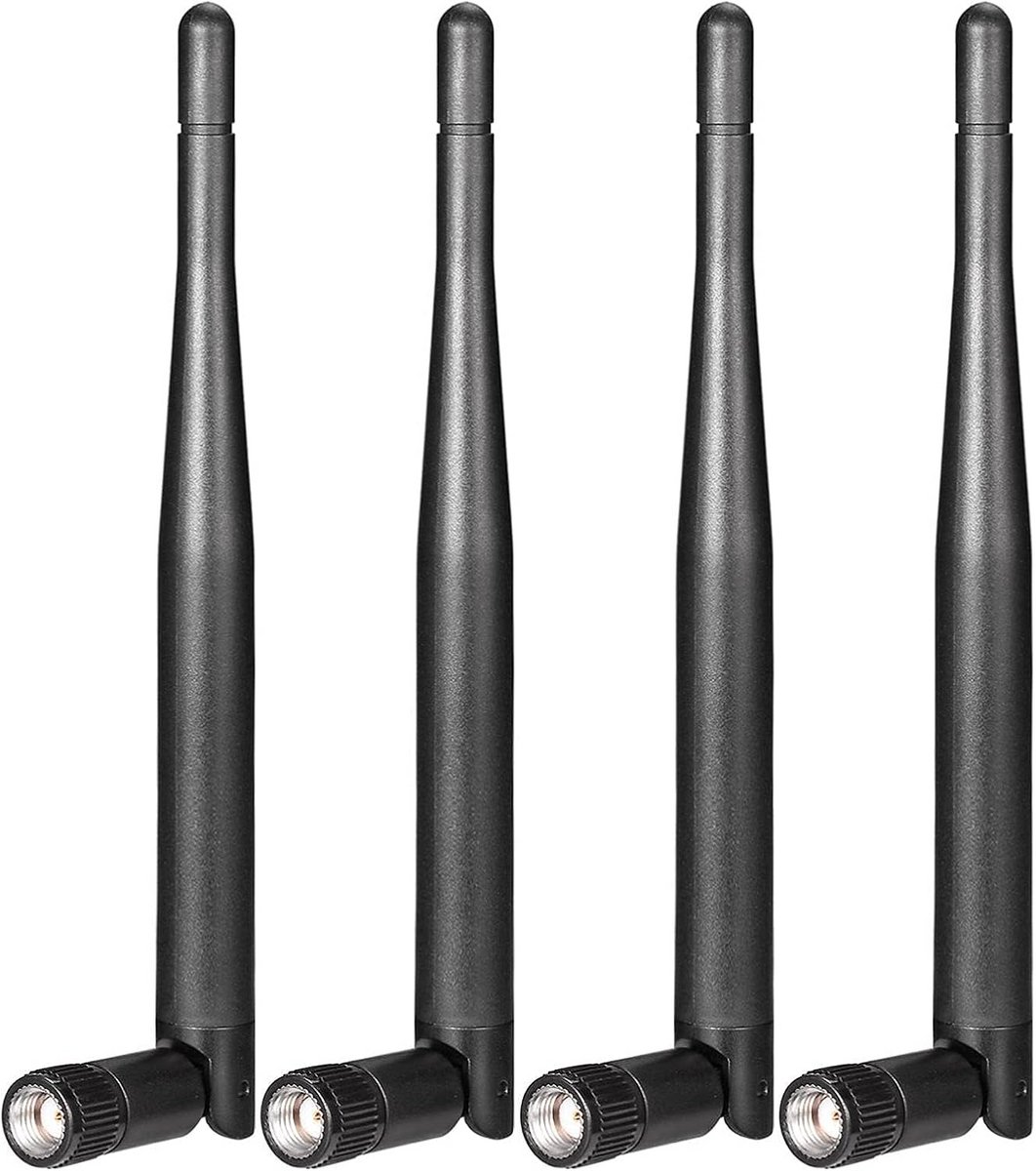 Dual Band WiFi Antenne 2.4/5.8GHz 3dBi met RP-SMA Male voor Router en Camerabewaking