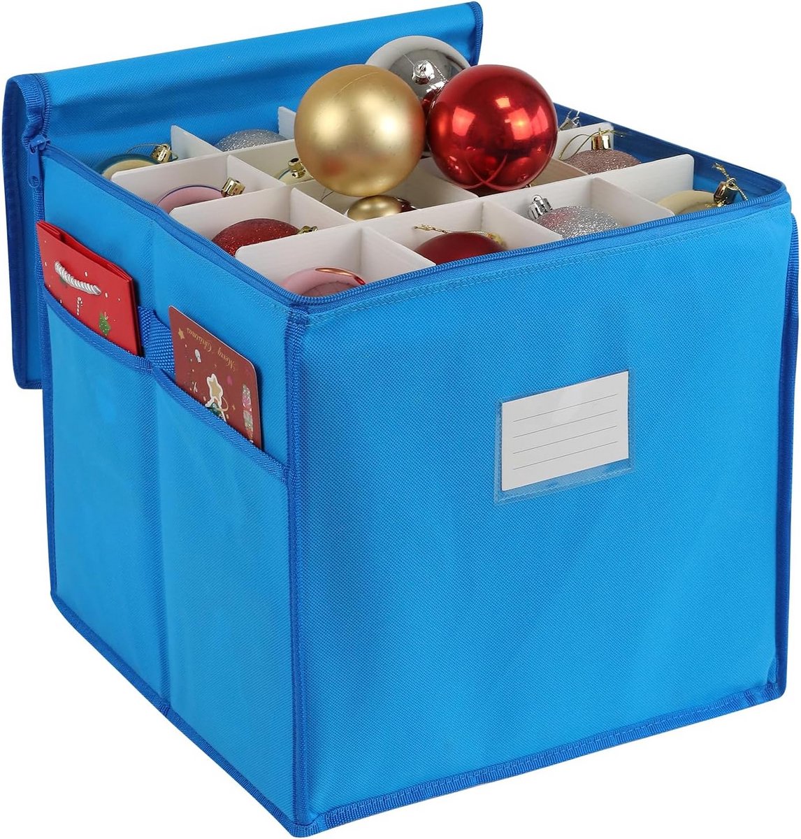 Opbergdoos voor Kerstversiering - Scheurvaste Opbergkoffer met Vakken