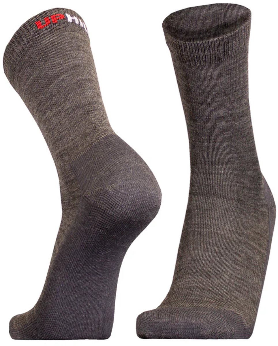 Uphillsport Wandelsokken Teijo Merinowool Donkergrijs