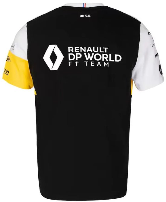 Kinder T-shirt Renault Jr F1 Team T-shirt Wit-geel-zwart Zwart/geel/wit - 164 van kinder — afbeelding 2