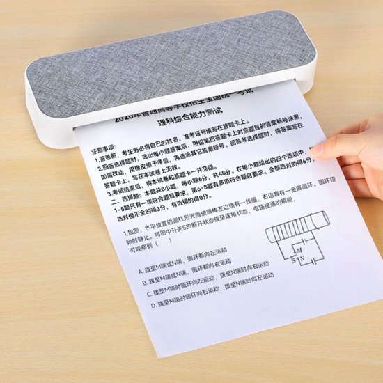Compatibel met de meeste A4 thermische printers voor