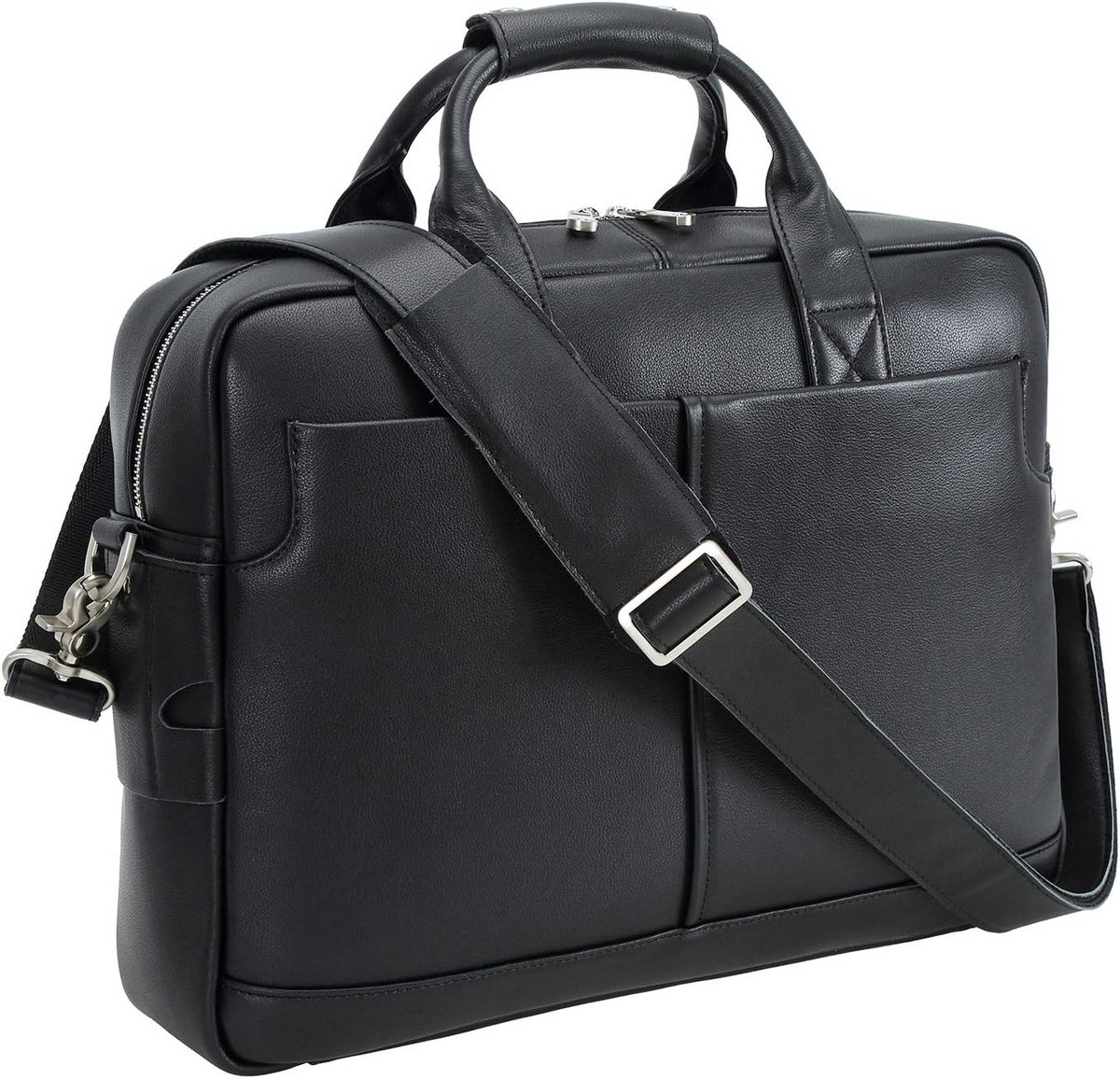Leren Schoudertas voor Heren voor Laptop tot 16 Inch
