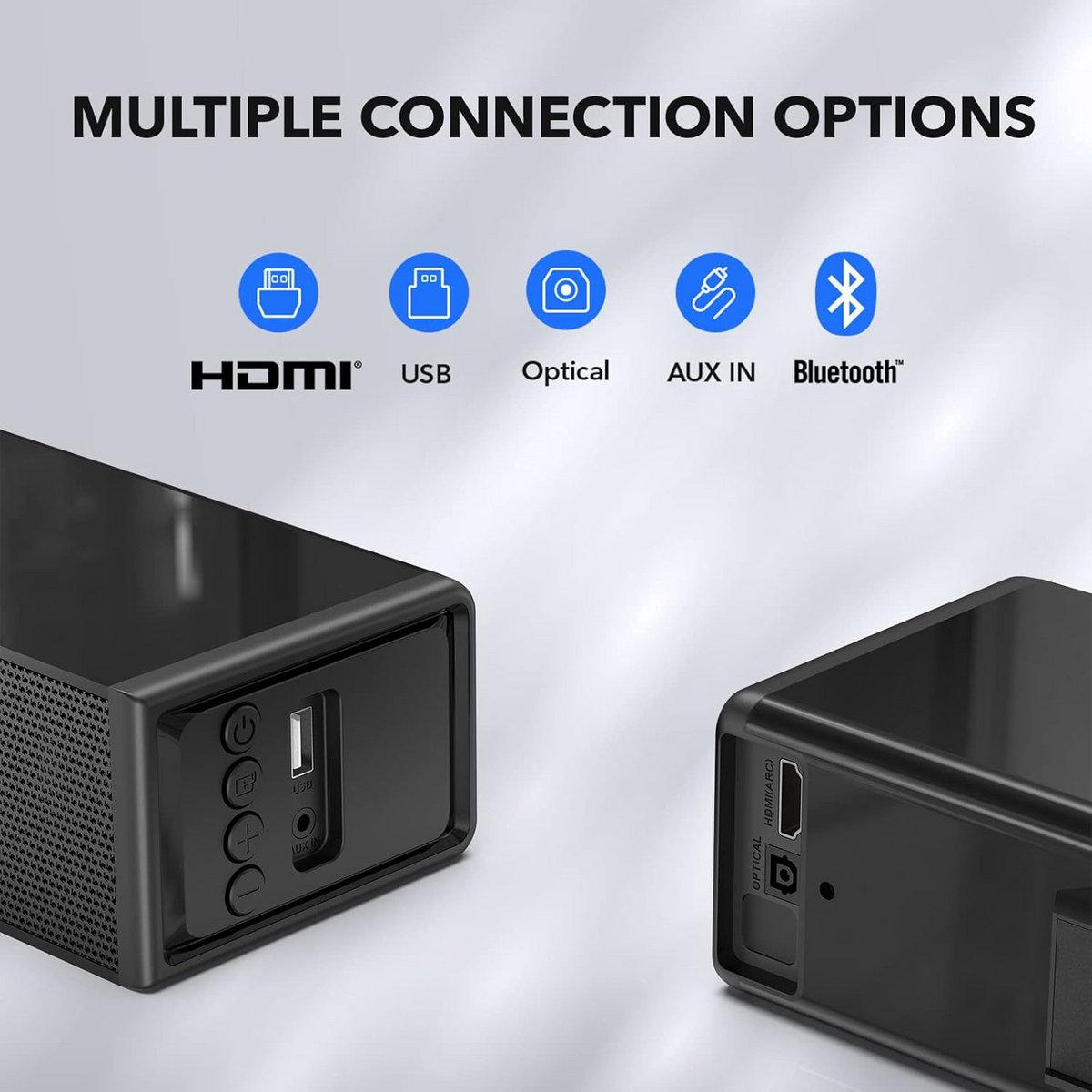 Compacte Soundbar met Bluetooth en HDMI ARC - afbeelding 3