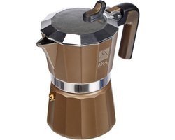 Titanium Koffiemachine Aluminium 3 Kopjes