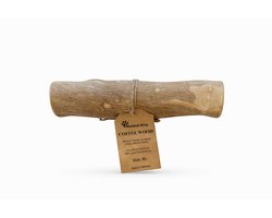 Koffieboom Kauwwortel Hond XL - Harde Kauwsnack Hypoallergeen - Verminderd Tandplak - Animalking - Hondensnacks - Kauwstaaf - Kauwbot - Coffee Wood