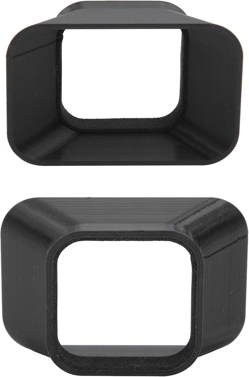 2x Anti-Glare Zonnekap voor Actiecamera / Camera - Zwart, Lichtgewicht