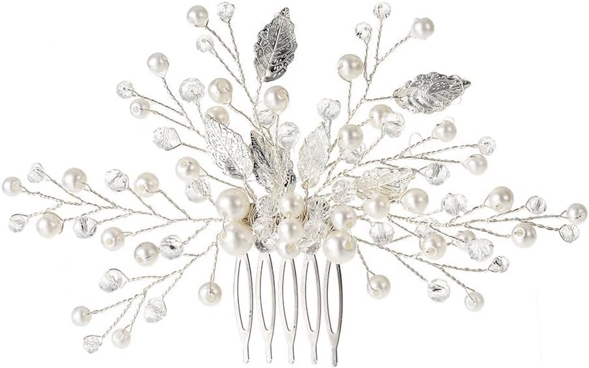 Elegante Haarspelden met Parels en Bloemen voor Dames