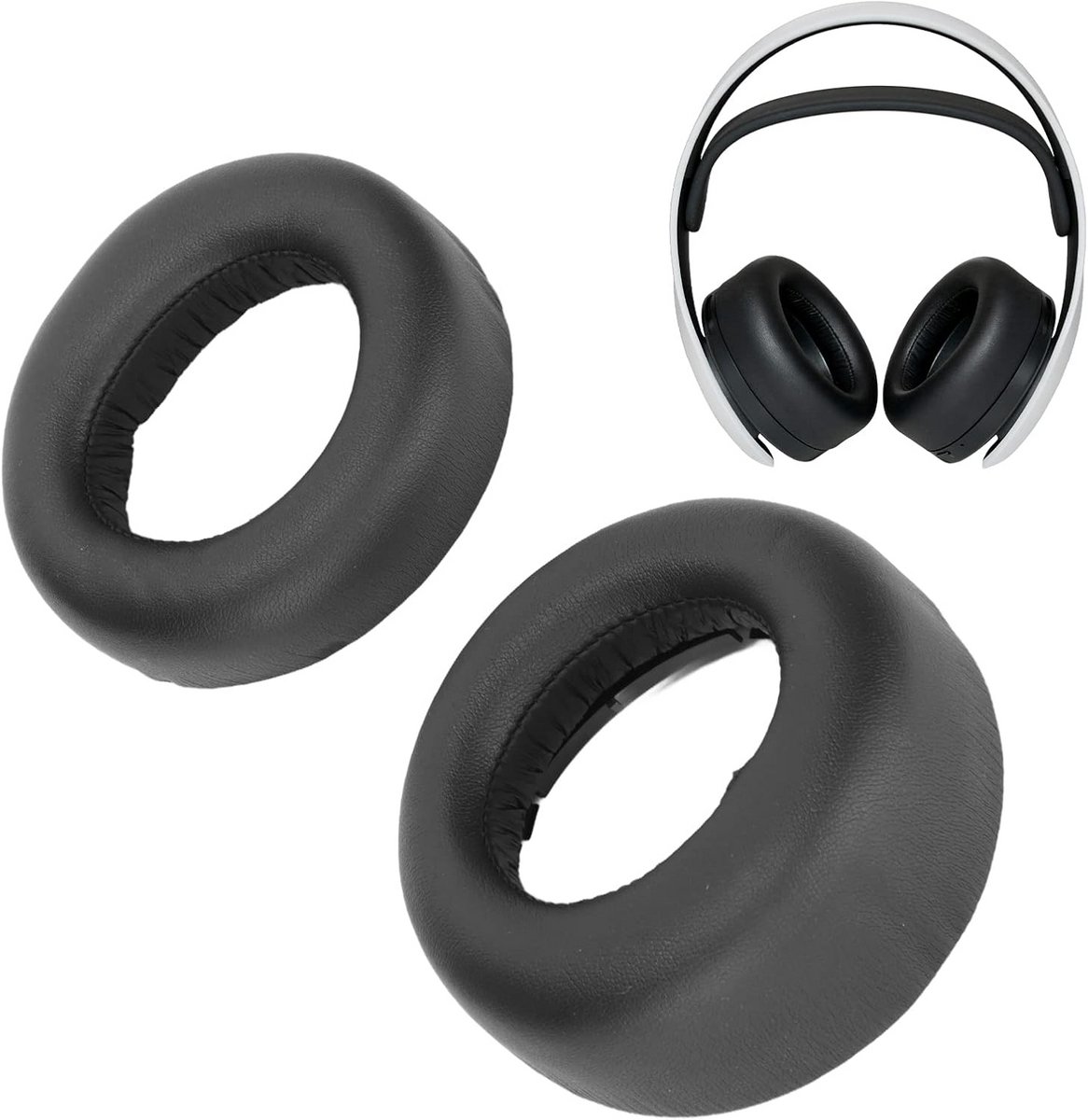 Verstevigde Oorkussens voor Draadloze Over-Ear Hoofdtelefoons (PS5 Compatibel)