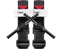 2 stuks Tourniquet - 95cm - EHBO-tourniquet - tourniquetverband EHBO-set - EHBO-doos - Buitensporten - voor zware noodgevallen buitenshuis, wandelen, bergbeklimmen, sport, camping - zwart