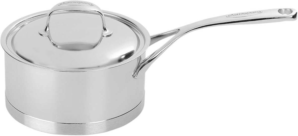 Ronde RVS Steelpan met Deksel - 1.5 Liter