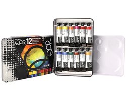 Golden QoR Aquarelverf Introductieset 12 Kleuren
